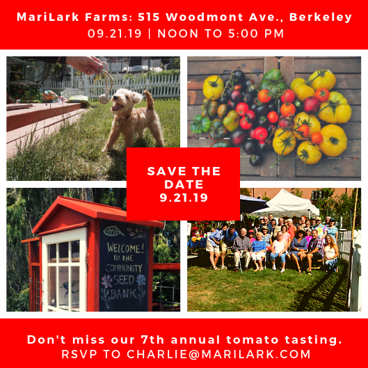 2019 Tomato Tasting – save the date!